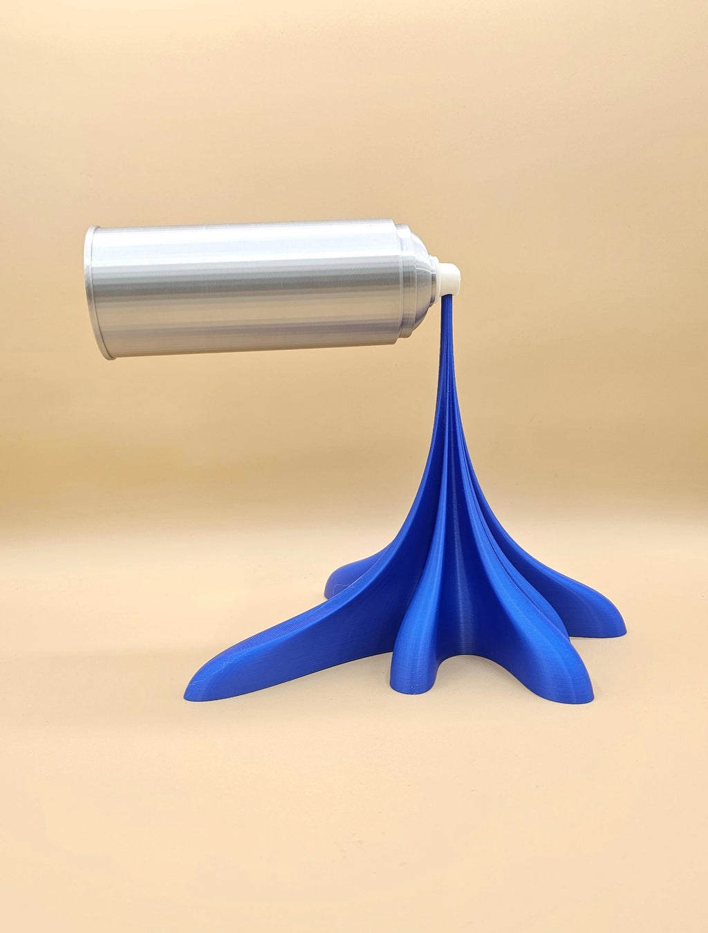 3D Printed Spray Can Spraying Splatter